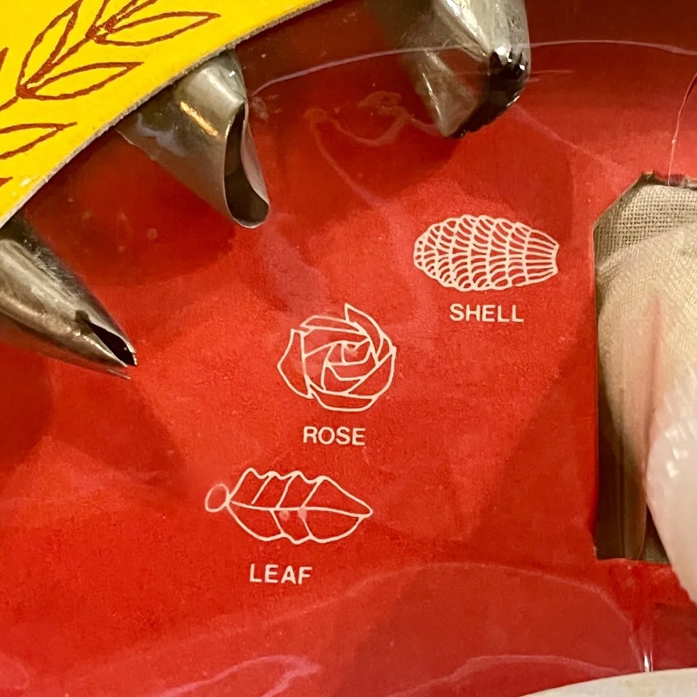 Vintage Ateco Fancy Pastry Decorating Set—unused condition